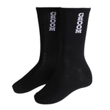Maxbell Cotton Mens Wedding Groom Socks Breathable Short Crew Socks Black GROOM