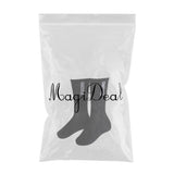 Maxbell Cotton Mens Wedding Groom Socks Breathable Short Crew Socks Black GROOM