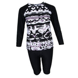 Maxbell Muslim Swimwear Modest Long Sleeve Swimsuit Islamique Burkini Wetsuit XL