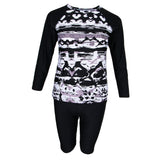 Maxbell Muslim Swimwear Modest Long Sleeve Swimsuit Islamique Burkini Wetsuit XL