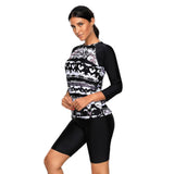 Maxbell Muslim Swimwear Modest Long Sleeve Swimsuit Islamique Burkini Wetsuit XL