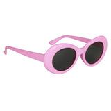 Maxbell Retro Clout Goggles Glasses Oval Bold Mod Thick Frame Sunglasses Pack of 2