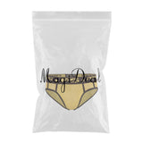 Maxbell Maxbell Sexy Men Stretchy Mesh Panties Low Rise Underwear Sports Underpants L Yellow