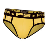 Maxbell Maxbell Sexy Men Stretchy Mesh Panties Low Rise Underwear Sports Underpants L Yellow