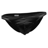 Maxbell Sexy Men's Shiny Imitation Leather Pouch Mini Briefs Underwear XL Black