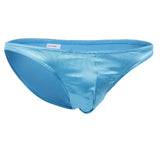 Maxbell Maxbell Sexy Men's Shiny Imitation Leather Pouch Mini Briefs Underwear XL Blue