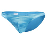 Maxbell Maxbell Sexy Men's Shiny Imitation Leather Pouch Mini Briefs Underwear XL Blue