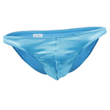 Maxbell Maxbell Sexy Men's Shiny Imitation Leather Pouch Mini Briefs Underwear XL Blue