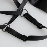 Maxbell Maxbell Sexy Hollow Strappy Cage Bra Body Harness Crop Top Goth Steampunk Costume 2