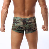 Maxbell Army Green Camouflage Patterned Men Boxer Briefs Shorts Underwear Trunks XXL