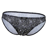 Maxbell Maxbell Men Sexy Underwear Low-rise Leopard Briefs Underpants Bikini Underpants XL