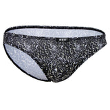 Maxbell Maxbell Men Sexy Underwear Low-rise Leopard Briefs Underpants Bikini Underpants XL