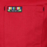 Maxbell Chef Jacket Coat Uniform Long Sleeve Hotel Kitchen Cook Apparel 2XL Red