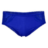 Maxbell Maxbell Men's Sexy Spandex Underwear Boxer Briefs Underpants Free Size Blue