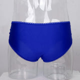 Maxbell Maxbell Men's Sexy Spandex Underwear Boxer Briefs Underpants Free Size Blue