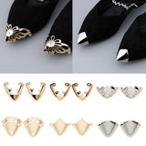 Fashion Metal Shoes Accessories DIY Metal Pointed Shoe Charm Gold design 1