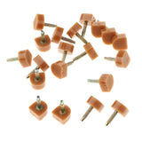 Maxbell High Heel Tips Taps Shoe Repair Replacement Dowels Stiletto Pads 12mm Thick Pin