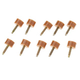 10Pairs High Heel Replacement Tip for Shoe Repair 9mm/10mm Small Beige 10mm