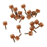 10Pairs High Heel Replacement Tip for Shoe Repair 9mm/10mm Small Beige 10mm