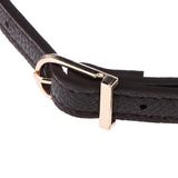 Adjustable Leather Shoulder Bag Strap Belt Replacement Lobster Clasps Deep Brown