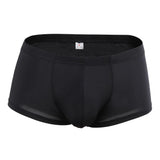 Maxbell Maxbell Mens Underwear Shorts Solid Boxer Briefs Underpants Sexy Lingerie XXL Black