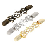 Maxbell 4x Retro Woman Shawl Cardigan Sweater Duck Mouth Clip Shirt Collar Clasp