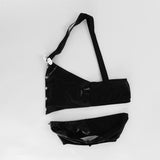 Maxbell Maxbell Men's Sexy Elastic Halter Body Chest Strap Harness Top Briefs Set Black