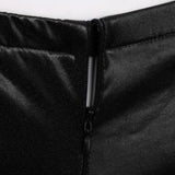 Maxbell Maxbell Men's Sexy Elastic Halter Body Chest Strap Harness Top Briefs Set Black