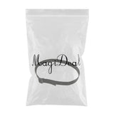 Maxbell Maxbell Men's Women's No Metal Black Nylon Webbing Plastic Buckle Anti-allergic Working Sports Belt