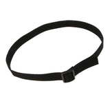 Maxbell Men's Women's No Metal Black Nylon Webbing Plastic Buckle Anti-allergic Working Sports Belt - Aladdin Shoppers
