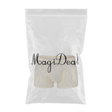 Maxbell Maxbell Mens Silk Underwear Sexy Seamless Boxer Briefs Short Leg L Skin Color