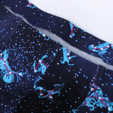 Maxbell Maxbell Sexy Men Seamless Boxer Briefs Printed Panties Underwear  XL Blue Star