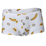 Maxbell Maxbell Sexy Men Seamless Boxer Briefs Printed Panties Underwear  2XL Banana