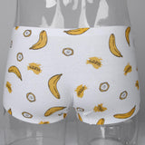 Maxbell Maxbell Sexy Men Seamless Boxer Briefs Printed Panties Underwear  2XL Banana
