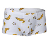 Maxbell Maxbell Sexy Men Seamless Boxer Briefs Printed Panties Underwear  2XL Banana