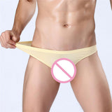 Maxbell Maxbell Sexy Men Modal Panties Seamless Low Rise Briefs Underwear L Beige