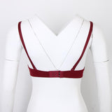 Maxbell Maxbell Womens Comfort Sexy Embroidered Lace Unpadded Push up Everyday Bra 36AB Red