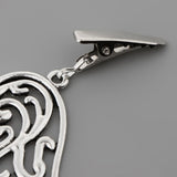 2x Women Ladies Elegant Cardigan Sweater Clips Blouse Shirt Collar Clip