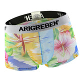 Maxbell Maxbell Mens Sexy Sheer Mesh Net Underwear Boxer Briefs Flower Underpants XL 1