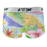 Maxbell Maxbell Mens Sexy Sheer Mesh Net Underwear Boxer Briefs Flower Underpants XL 1
