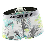 Maxbell Maxbell Mens Sexy Sheer Mesh Net Underwear Boxer Briefs Flower Underpants XL 2