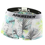Maxbell Maxbell Mens Sexy Sheer Mesh Net Underwear Boxer Briefs Flower Underpants XL 2