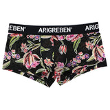 Maxbell Maxbell Mens Sexy Sheer Mesh Net Underwear Boxer Briefs Flower Underpants XL 4
