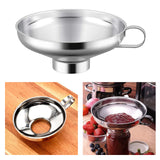 Maxbell  Stainless Steel Wide Mouth Canning Funnel for Mason Jar Kitchen Tool S