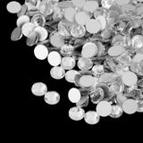 Maxbell Maxbell 288pcs/Ss30 Glass Crystal Round Flat Back Rhinestones White Acrylic