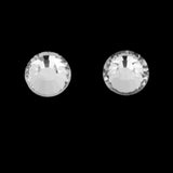 Maxbell Maxbell 288pcs/Ss30 Glass Crystal Round Flat Back Rhinestones White Acrylic