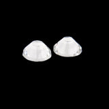 Maxbell Maxbell 288pcs/Ss30 Glass Crystal Round Flat Back Rhinestones White Acrylic