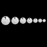 Maxbell Maxbell 288pcs/Ss30 Glass Crystal Round Flat Back Rhinestones White Acrylic