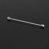 Maxbell 2pcs French Style Barbell Pin Necktie Clip Bar Wedding Party Suit Ornament