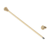 Maxbell 2pcs French Style Barbell Pin Necktie Clip Bar Wedding Party Suit Ornament